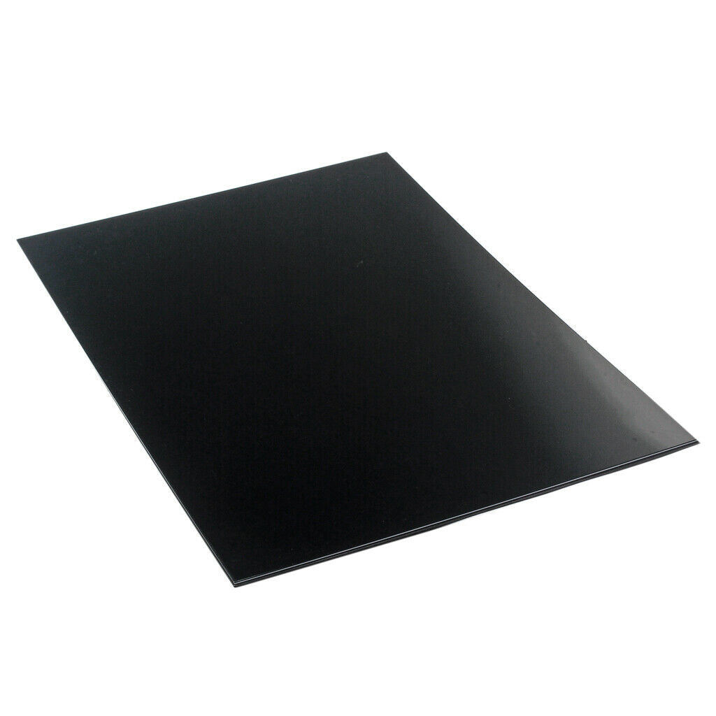 Guitar Blank Scratch Plate Guard Pickguard Material PVC 3-ply Black