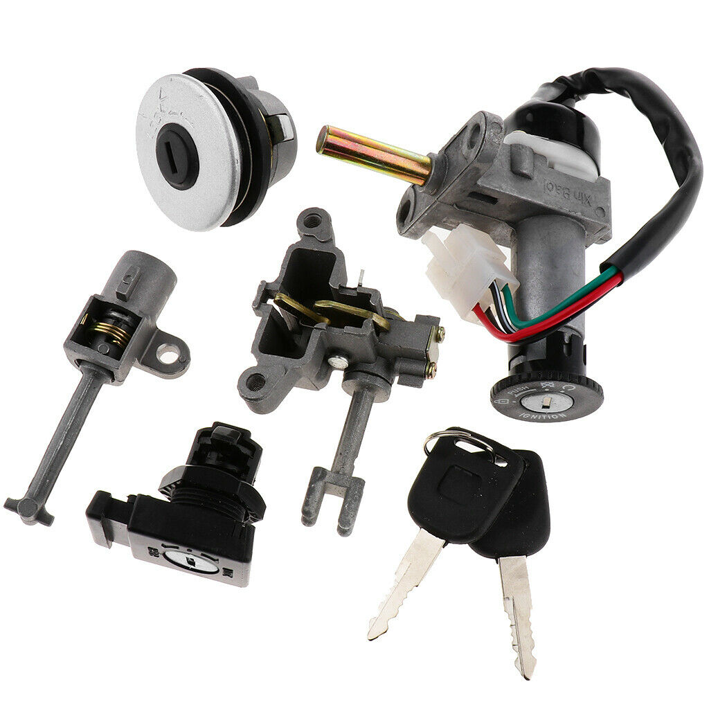 Fuel Tank Cap Lock Electric Door Lock Throttle Lock for Yamaha ZY125T