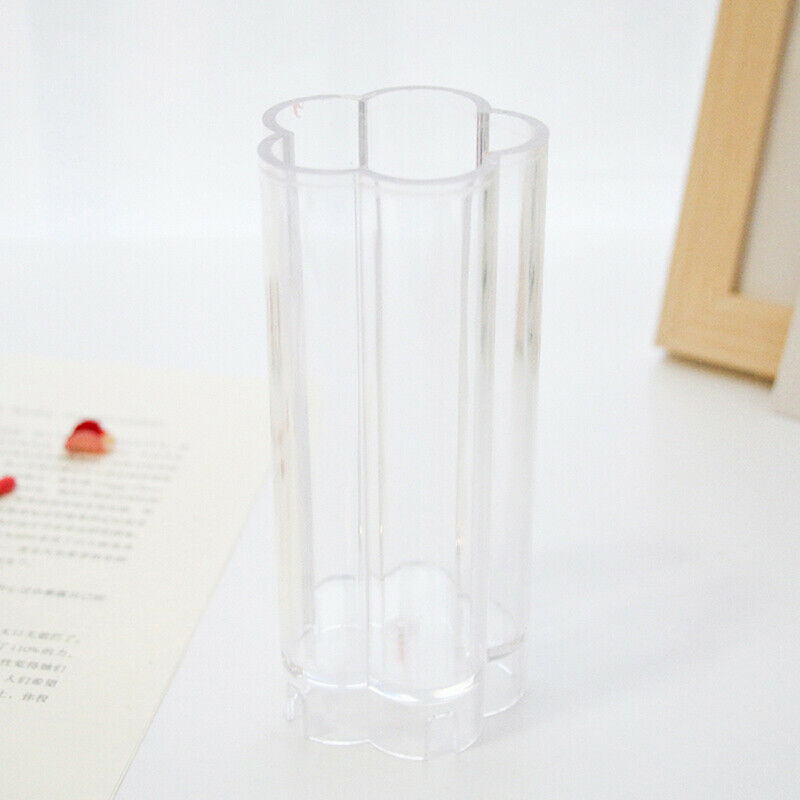 Candle Molds Plum Blossom Mold Clear Plastic Candle Making Tool Column MoldB BU
