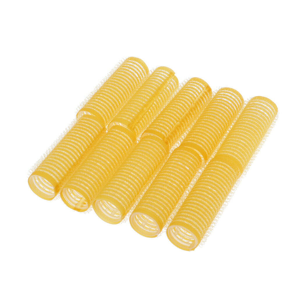 20x Hair Roller No Heat Barber Stylist Styling Waves Curlers Clips Set