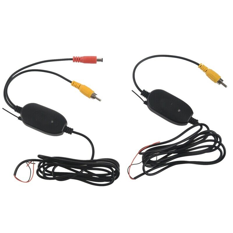 2.4GHZ RCA Wireless Video Transmitter Receiver Kit Set for Car Rearview BackupJ3