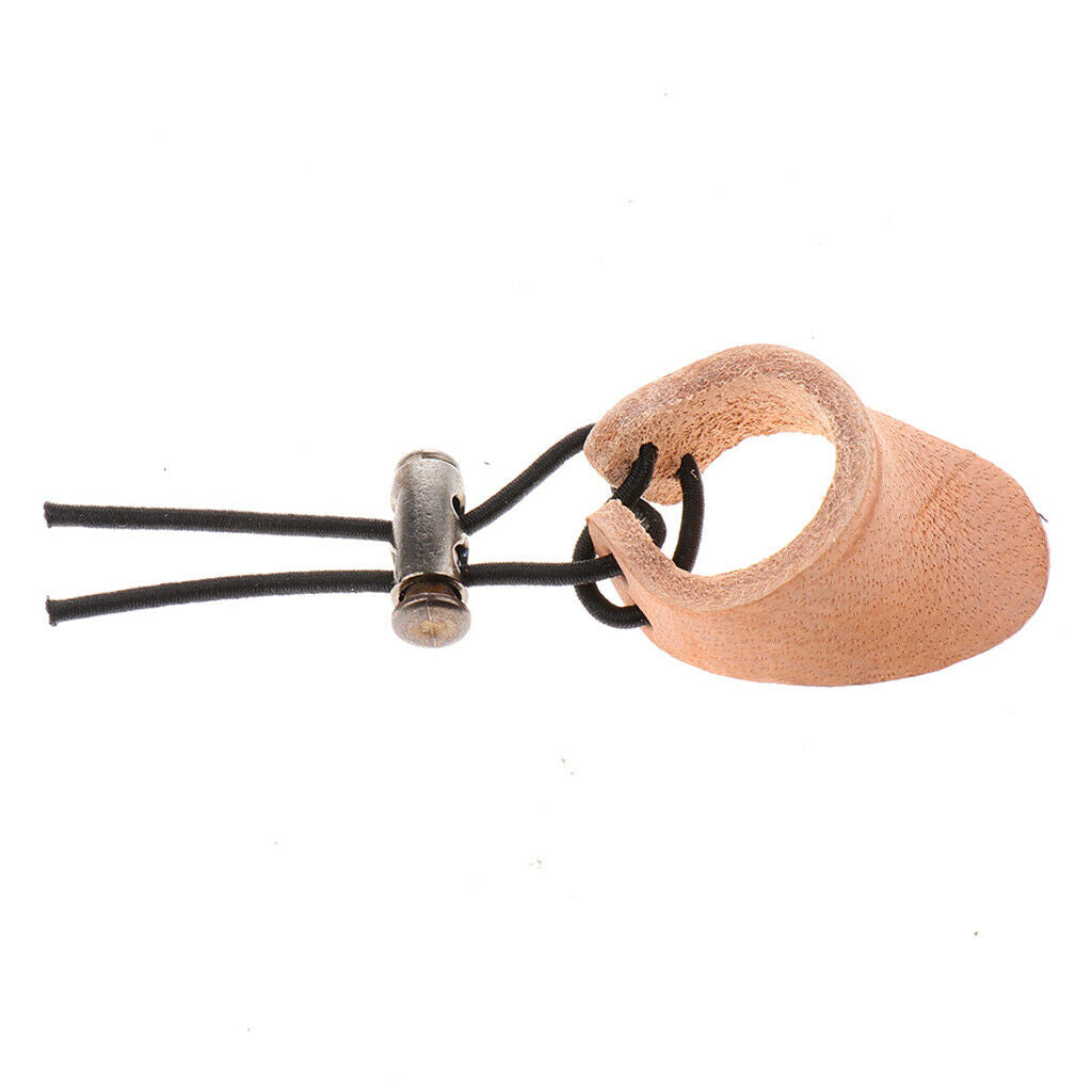 Comfortable Archery Thumb Ring Hunting Tabs Finger Saver Protect Guard