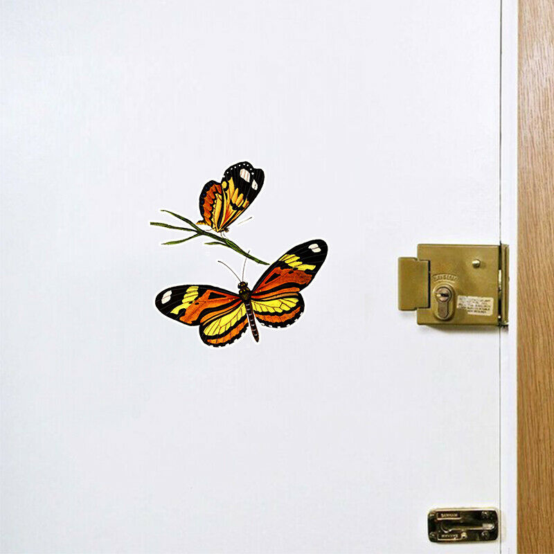 Flying Butterfly Stickers Decals for Water Bottle Cards Laptop Luggage DIY Decor