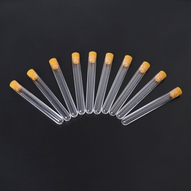 10x Transparent Knitting Sewing Felting Needle Bottle Plastic Storage Container