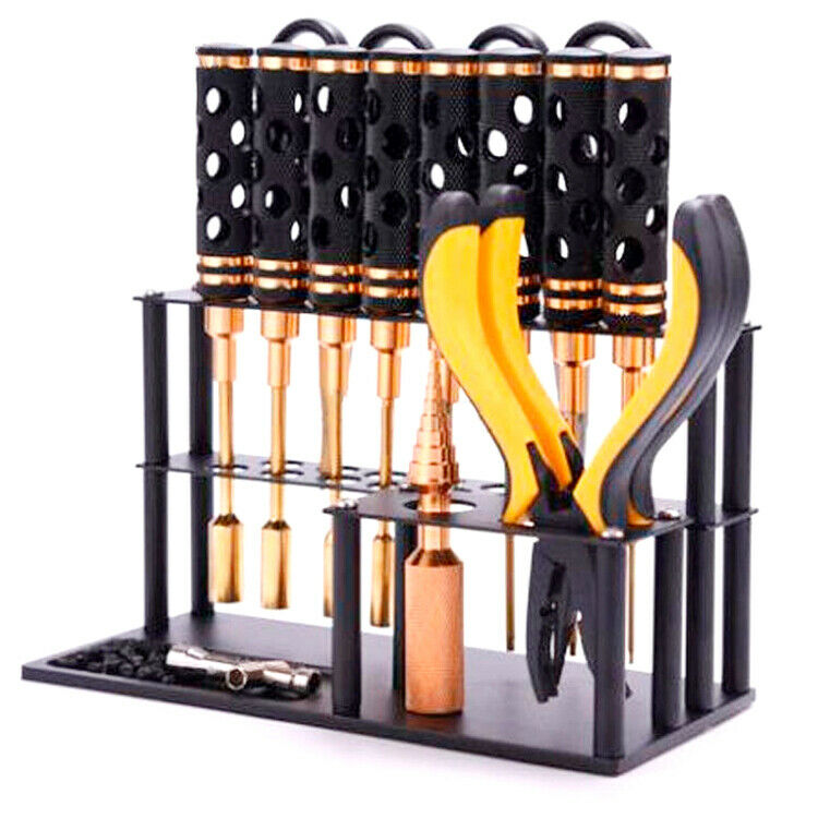 Metal Screwdriver Tool Holder Wrench Storage Rack Base for TRX-4 SCX10 RC Car