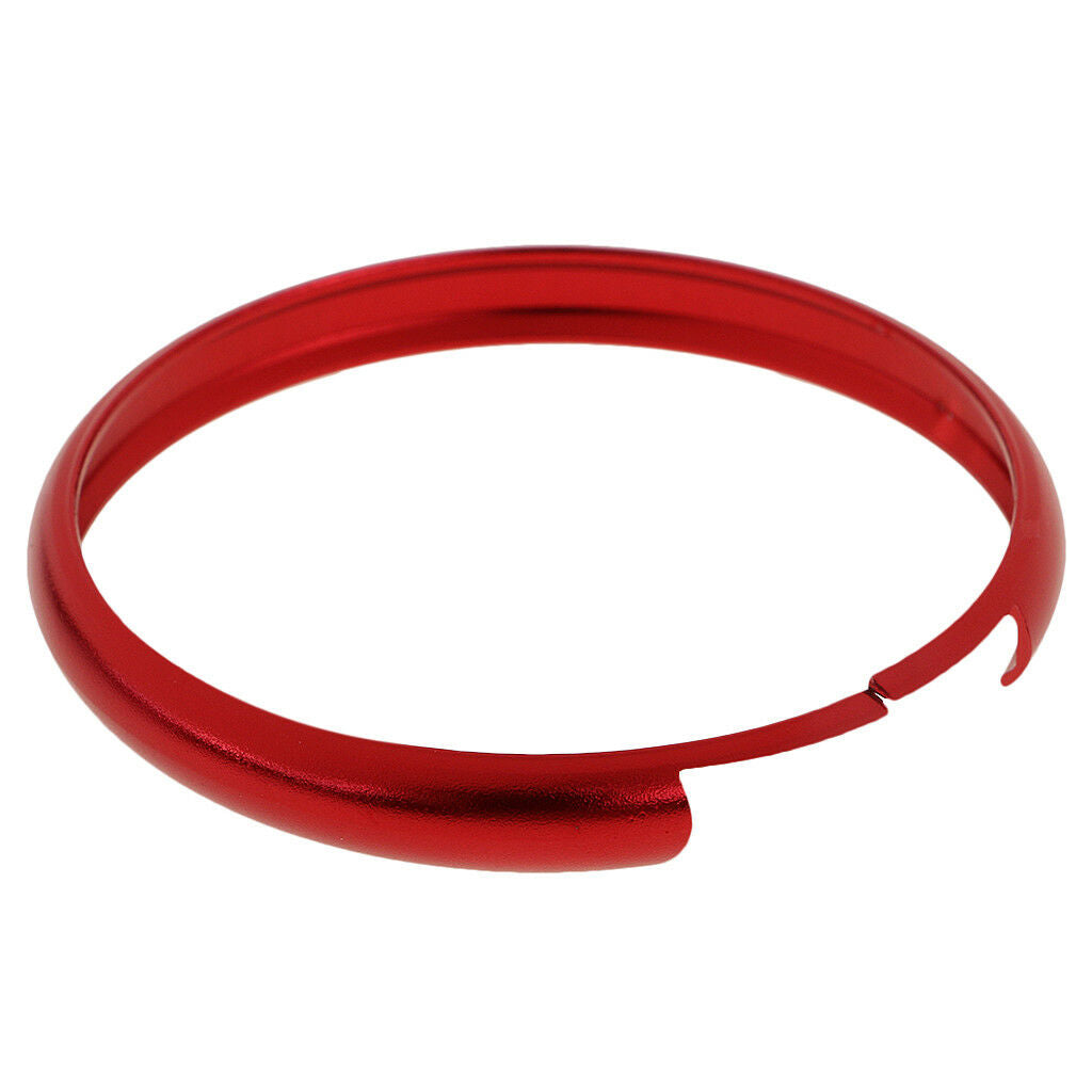 Aluminum Smart Key Fob Replacement Ring Rim Trim Red for BMW Mini Cooper