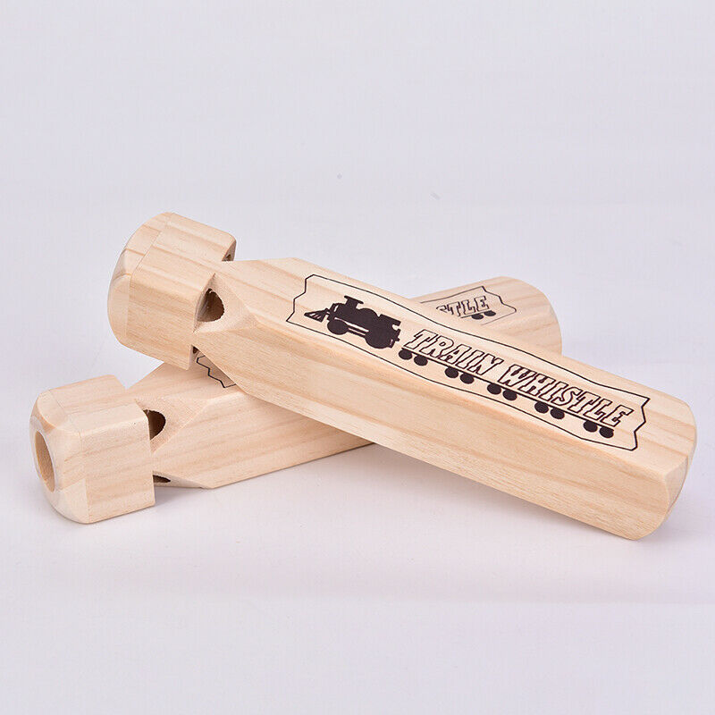 1pc Locomotive Sound Warning Steam Wood Steam Train Whistle Wooden Whis Wsy3BDA