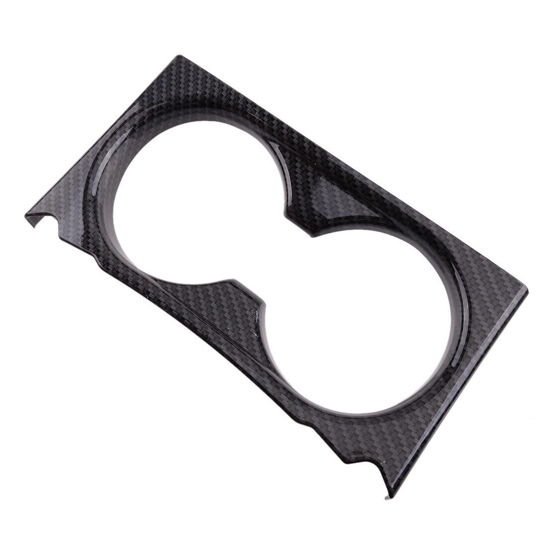 Carbon Fiber ABS Cup Holder Cover Trim Fit for Mazda CX-5 KF 17-21