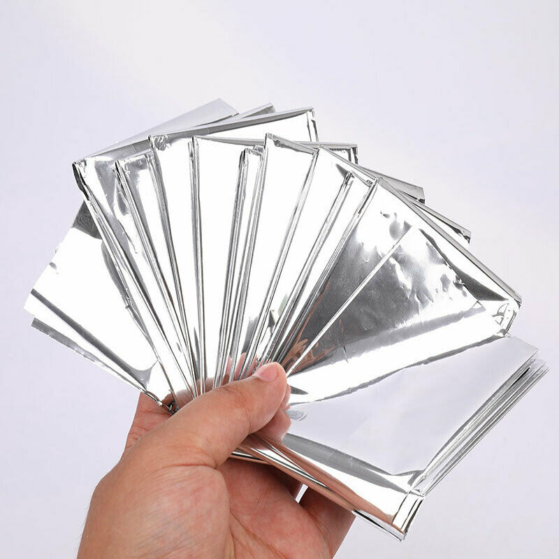 Outdoor Water Proof Emergency Survival Rescue Blanket Foil Thermal First .l8
