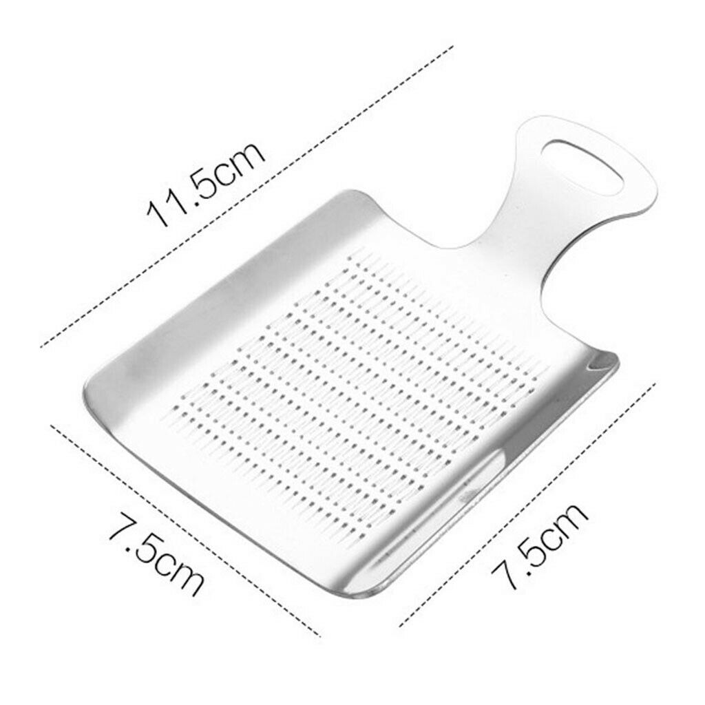 Shovel-shaped Ginger Grater Food Grater Crusher for Garlic Fruits Lemon