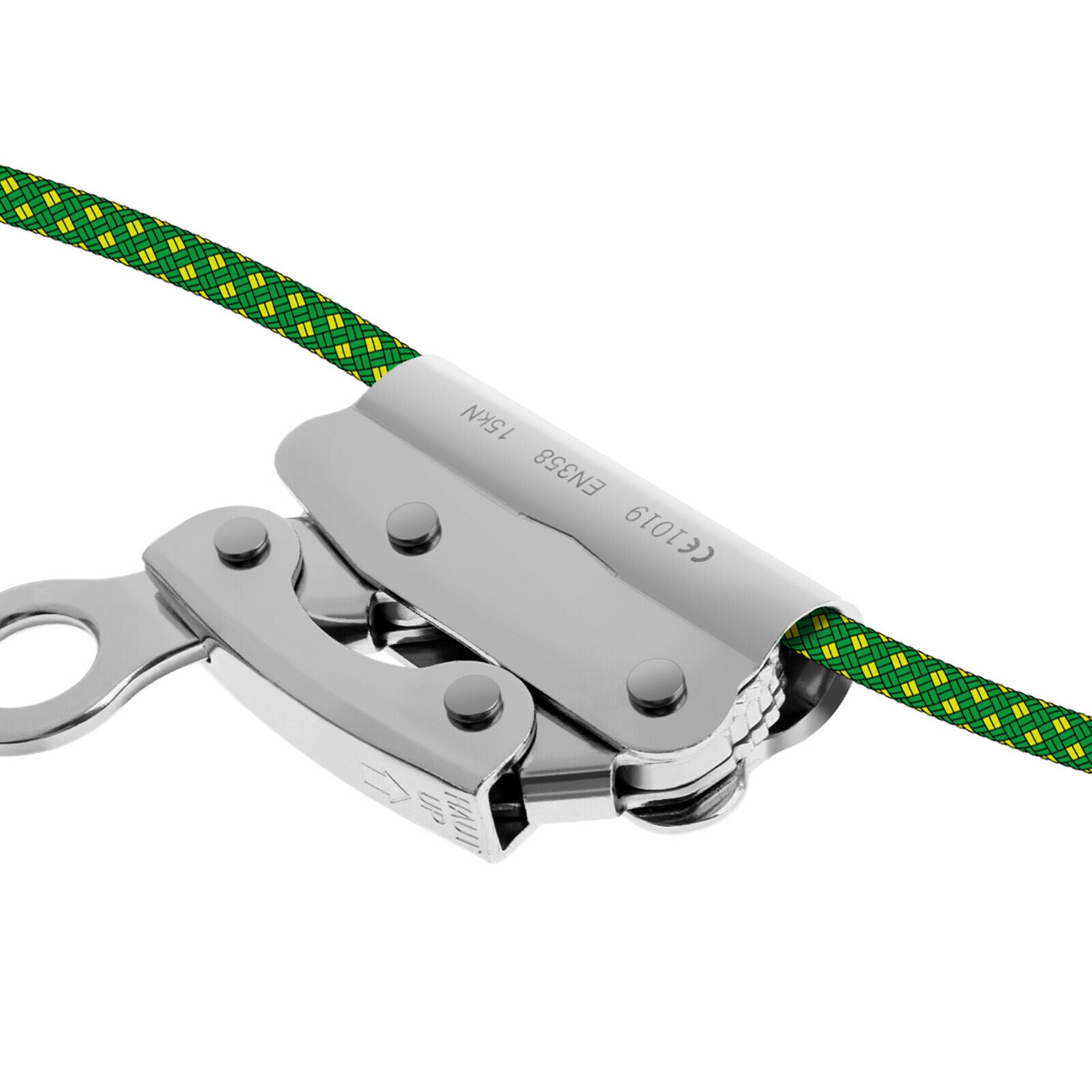 15KN/3372LB Fall Protection Alloy Steel Rope Grab Protecta for 12-16mm Rope Rock