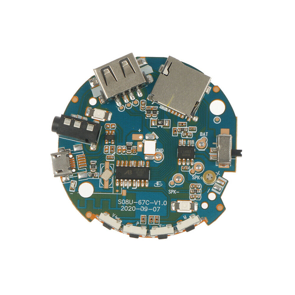 3.7V-5V Multifunction Bluetooth Receiver Audio Amplifier Board MP3 Decoder
