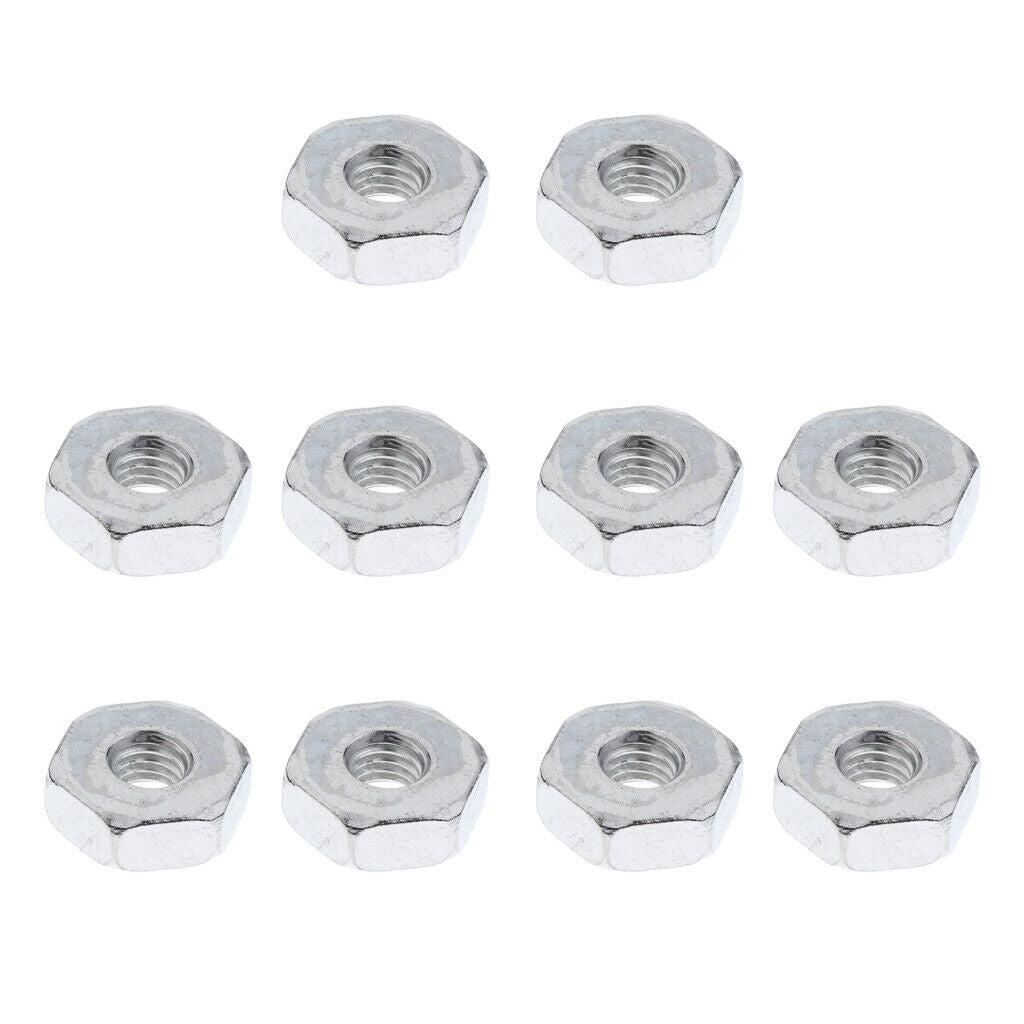 10PCS Metal Bar Nuts Replacement for MS170 - MS260 High Quality