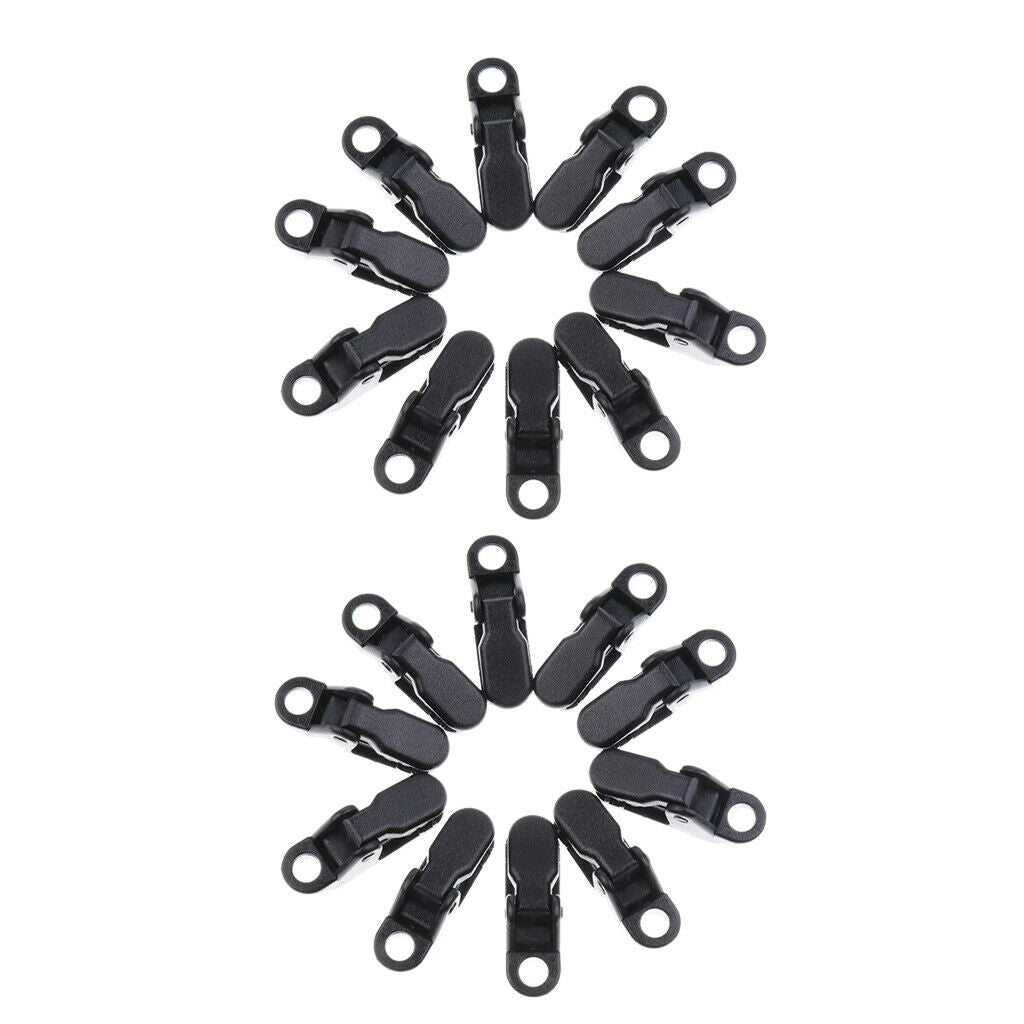 20x Camping Heavy Duty Tarp Clips Awning Clamps Instant Clip for Canopy