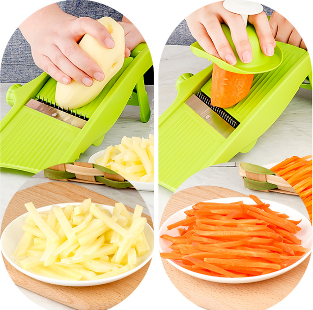 Vegetable Cutter Carrot Grater Potato Slicer Onion Mandoline Manual Fruit Dicer