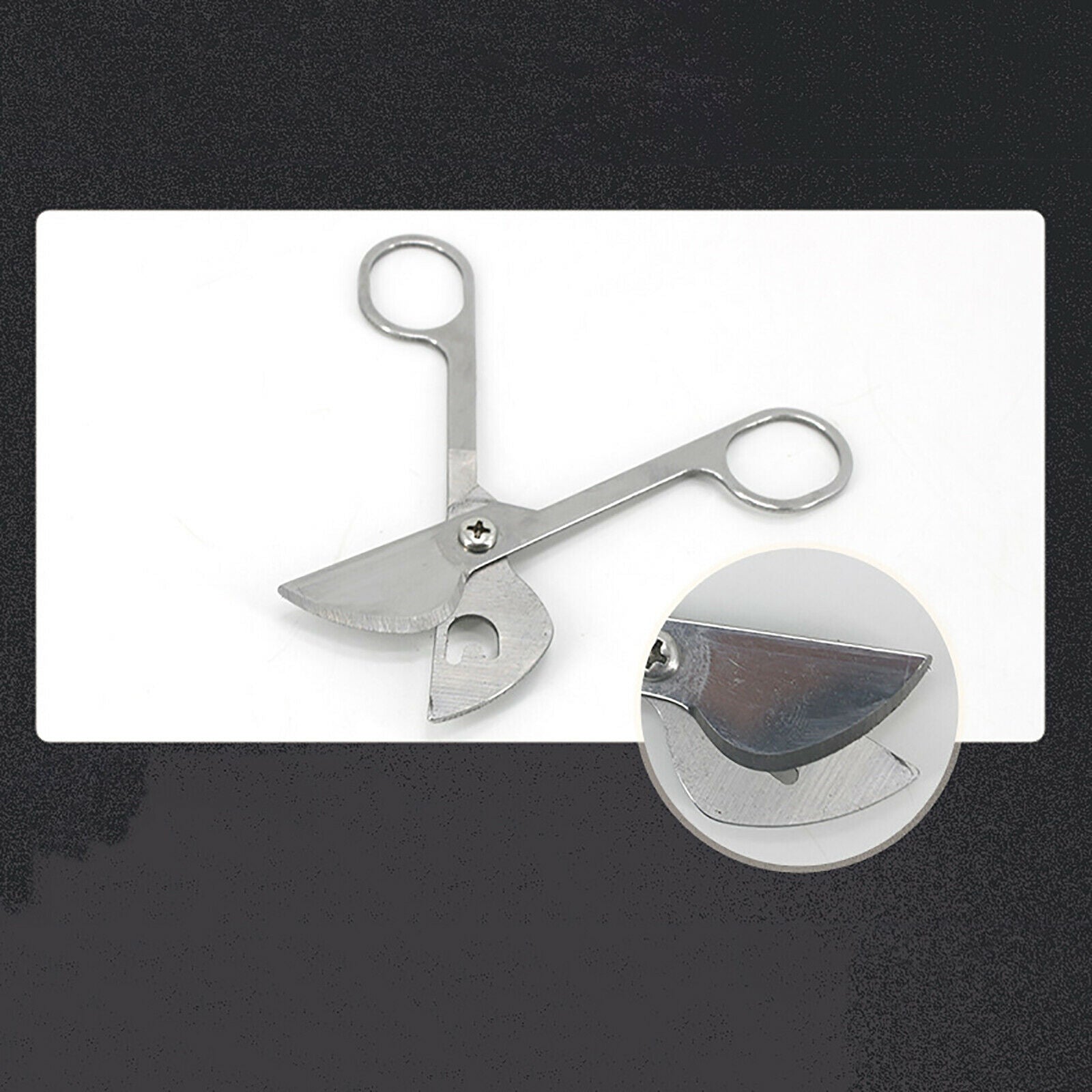 Stainless Steel Scissors Cattle Cow Frozen Semen Tube Scissors Cutter Tool Part