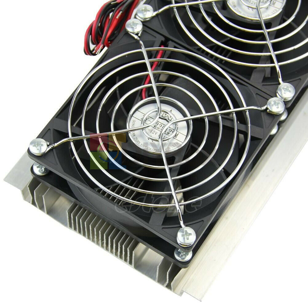 120W Cooler Double Fan Thermoelectric Peltier Refrigeration Cooling System Kits