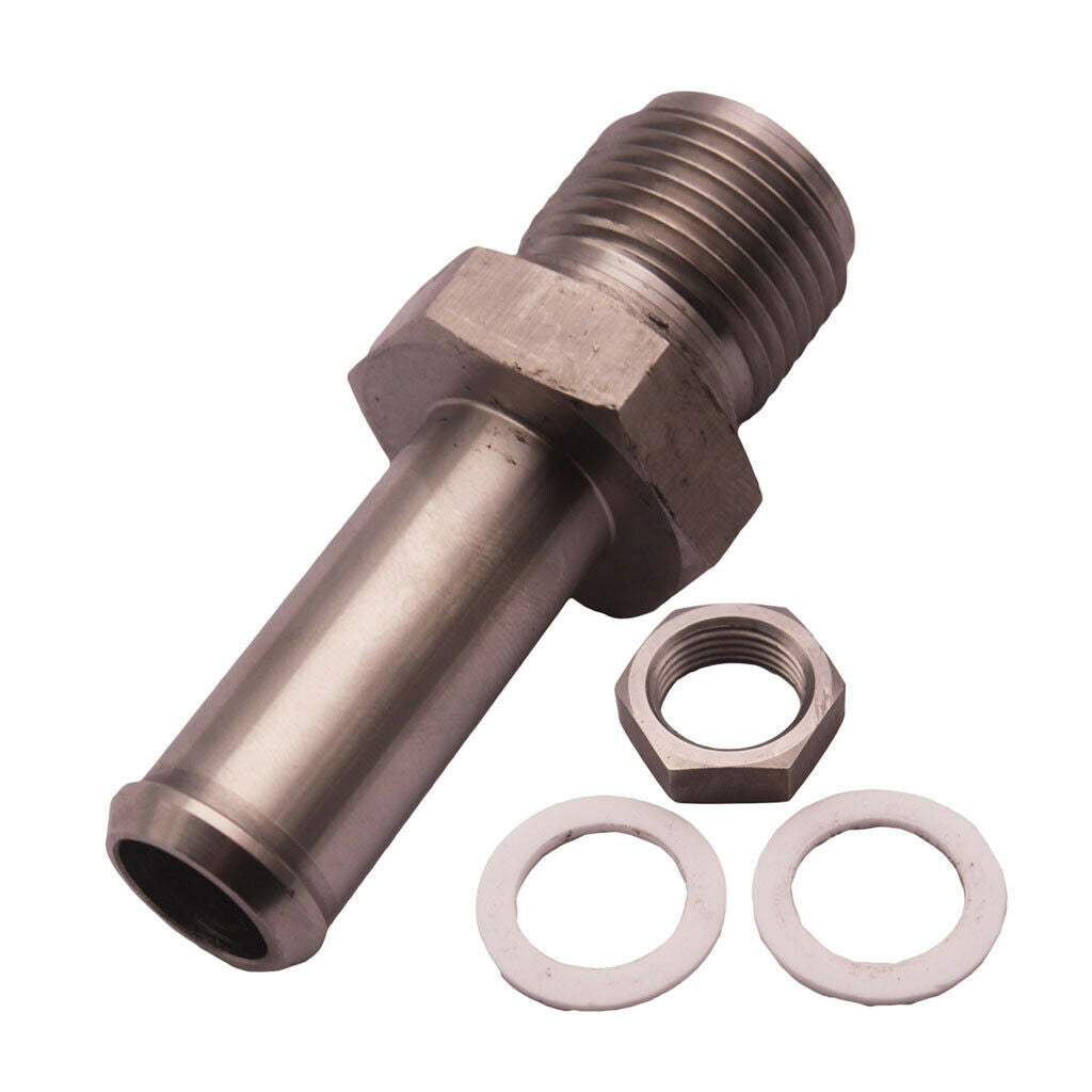 5/8" 16mm Turbo Oil Pan/Oil sump Return Drain Plug Bung Fitting Adapter SS