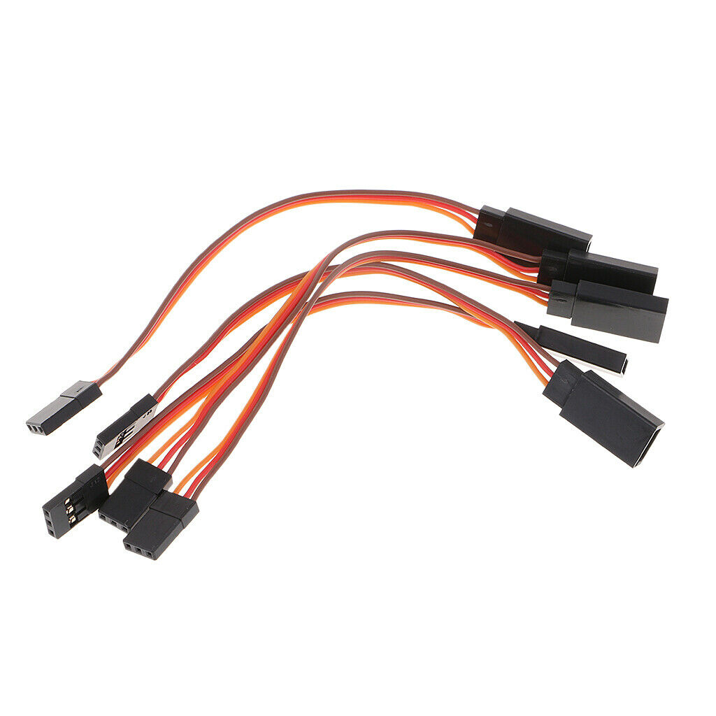 10 Piece 3 Pin Servo Extension Cable for Futaba JR Connector Accessory