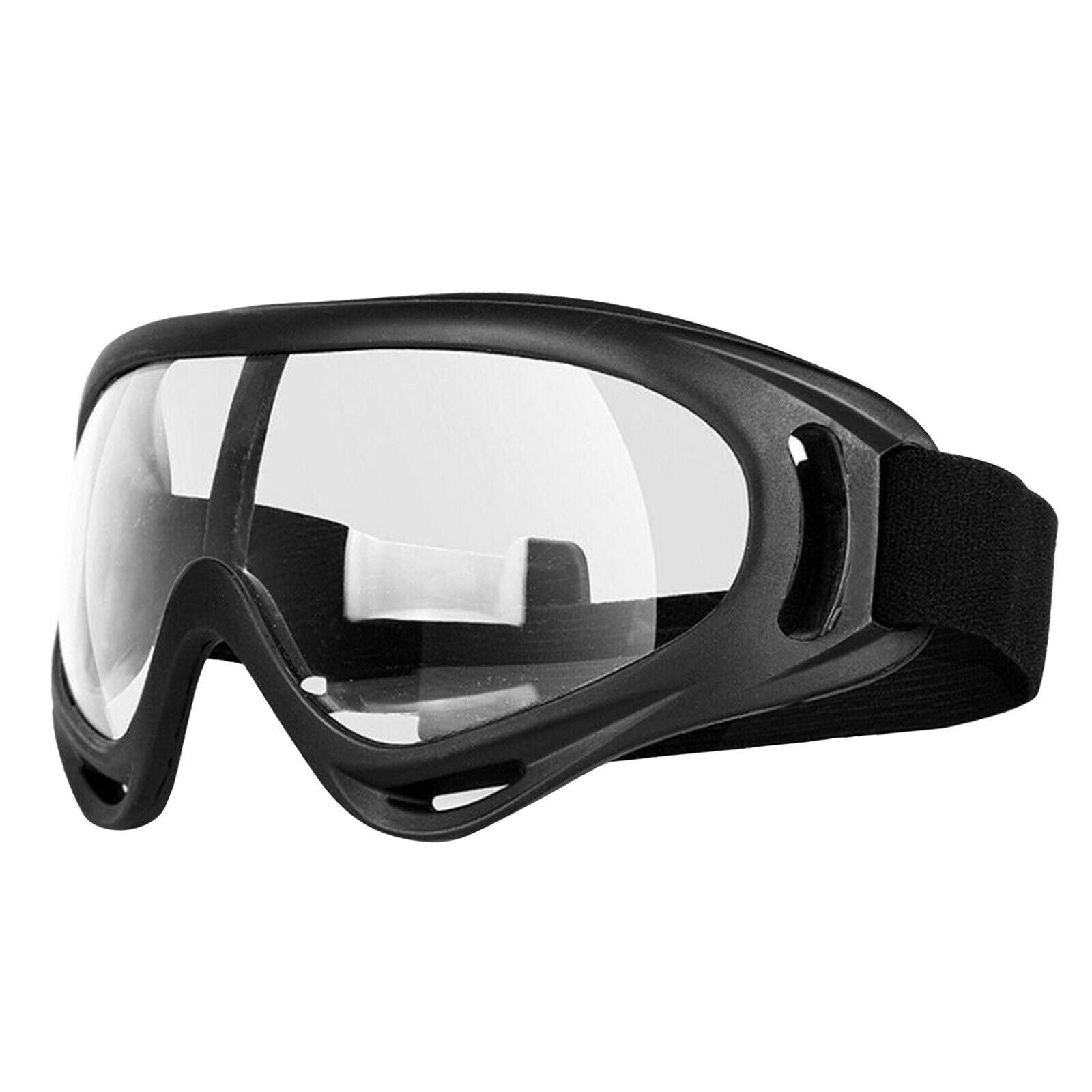 2Pcs/Set Sports Windproof Clear Safety Glasses Goggles Protective Eye Protection