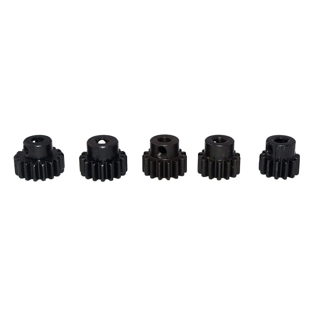 5x Steel 5mm 13T-17T Pinion Motor Gears for 1:8 RC Car DIY Replacement