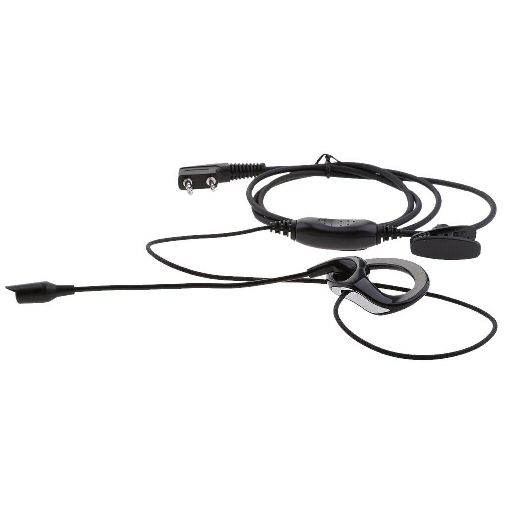Headset / Earpiece   PTT   Mic   For   Kenwood   Radio   Baofeng   Walkie