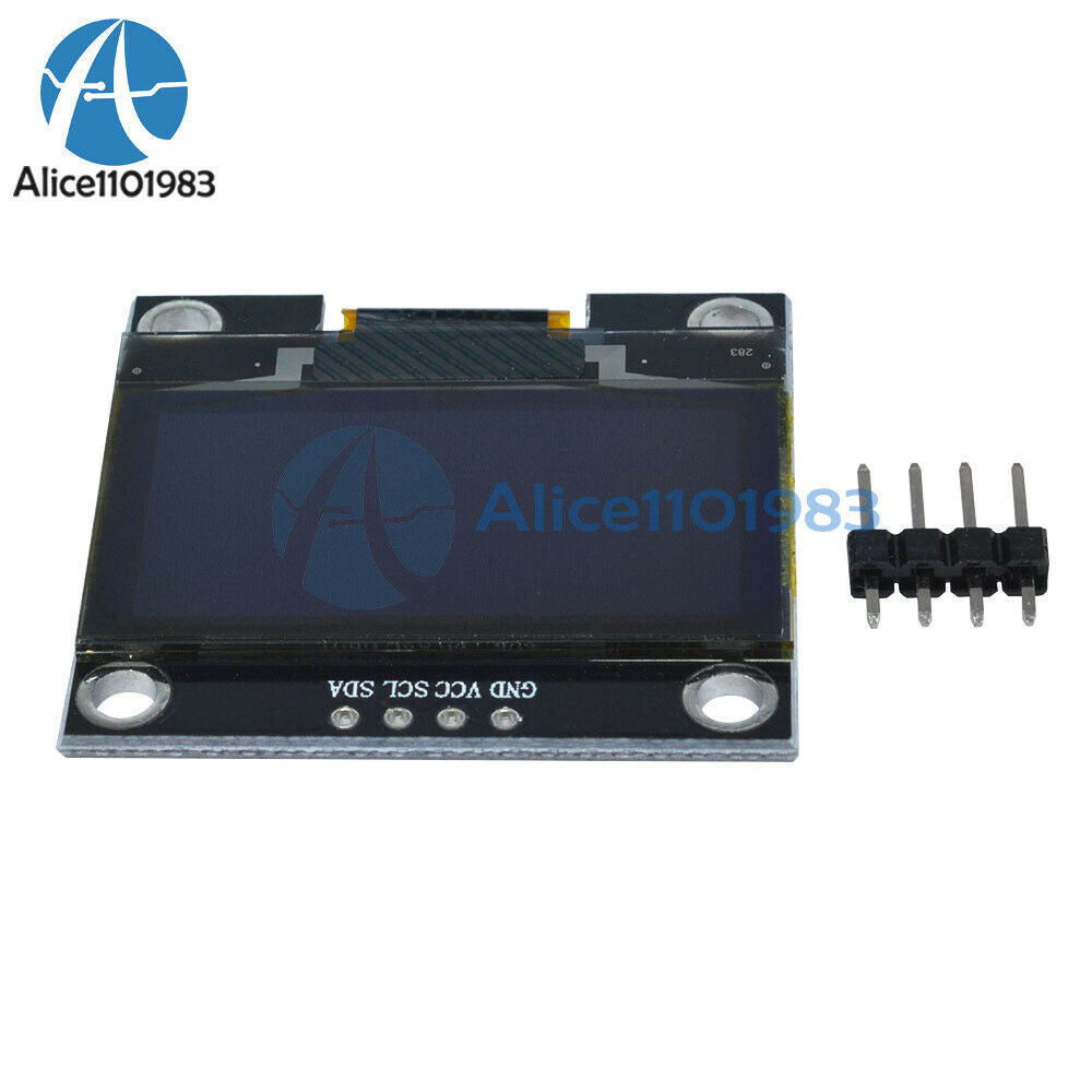 1.3" White OLED LCD 4PIN Display Module IIC I2C Interface 128x64 for Arduino