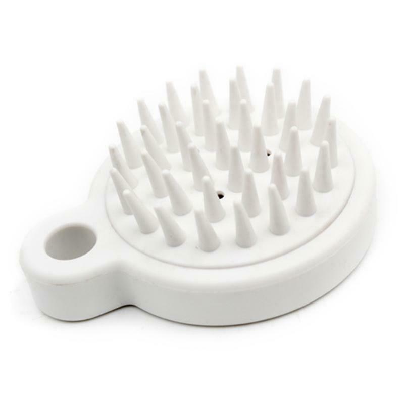 Silicone Head Body Scalp Massage Brush Comb Shampoo Hair Washing Comb Shower