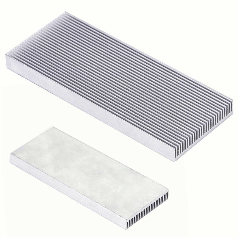 100x41x8mm Aluminum Heat Sink Heatsink For High Power LED Amplifier Transicm