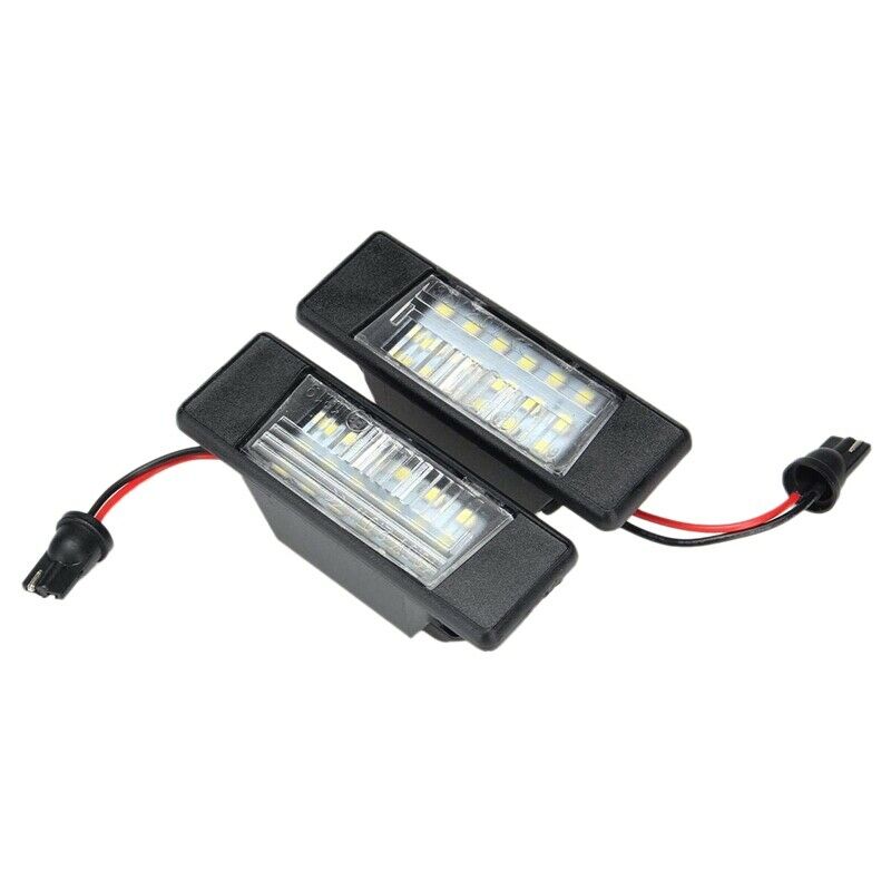 2Pcs Car 18Leds License Plate Lights Plastic for  Qashqai  Juke Primera BrightM4