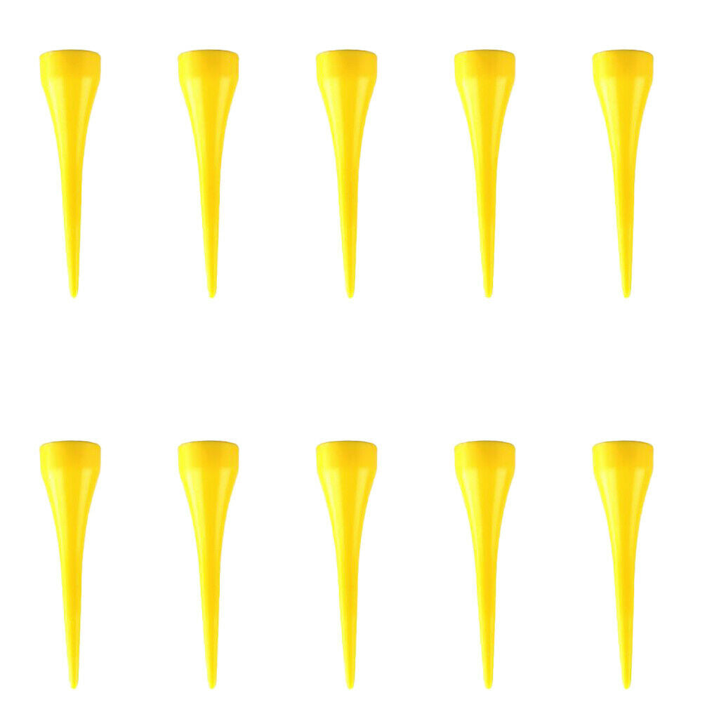 10pcs 54mm / 2 1/8 Inch Golf Tee Tees with Big Head Hitting