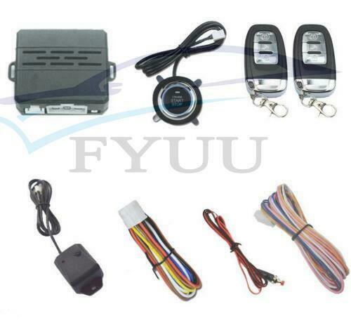 D7 Universal Car Security Alarm System Ignition Engine Start Push Button Remote