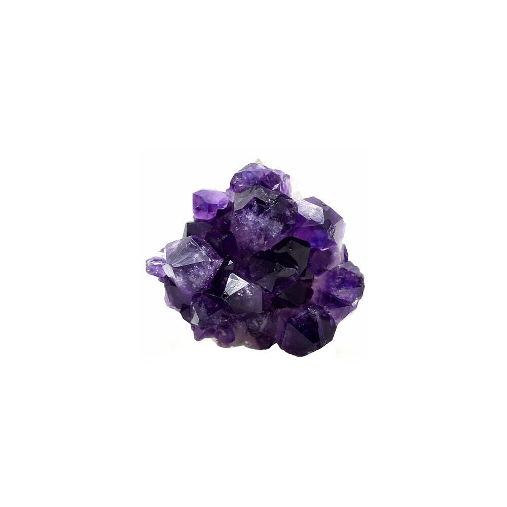 1x Natural Raw Amethyst Quartz Geode Druzy Crystal Cluster Healing Specimen