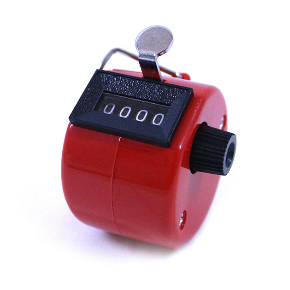 Digit Number Manual Handheld Tally Mechanical Clicker Golf Stroke Hand Counte Kt
