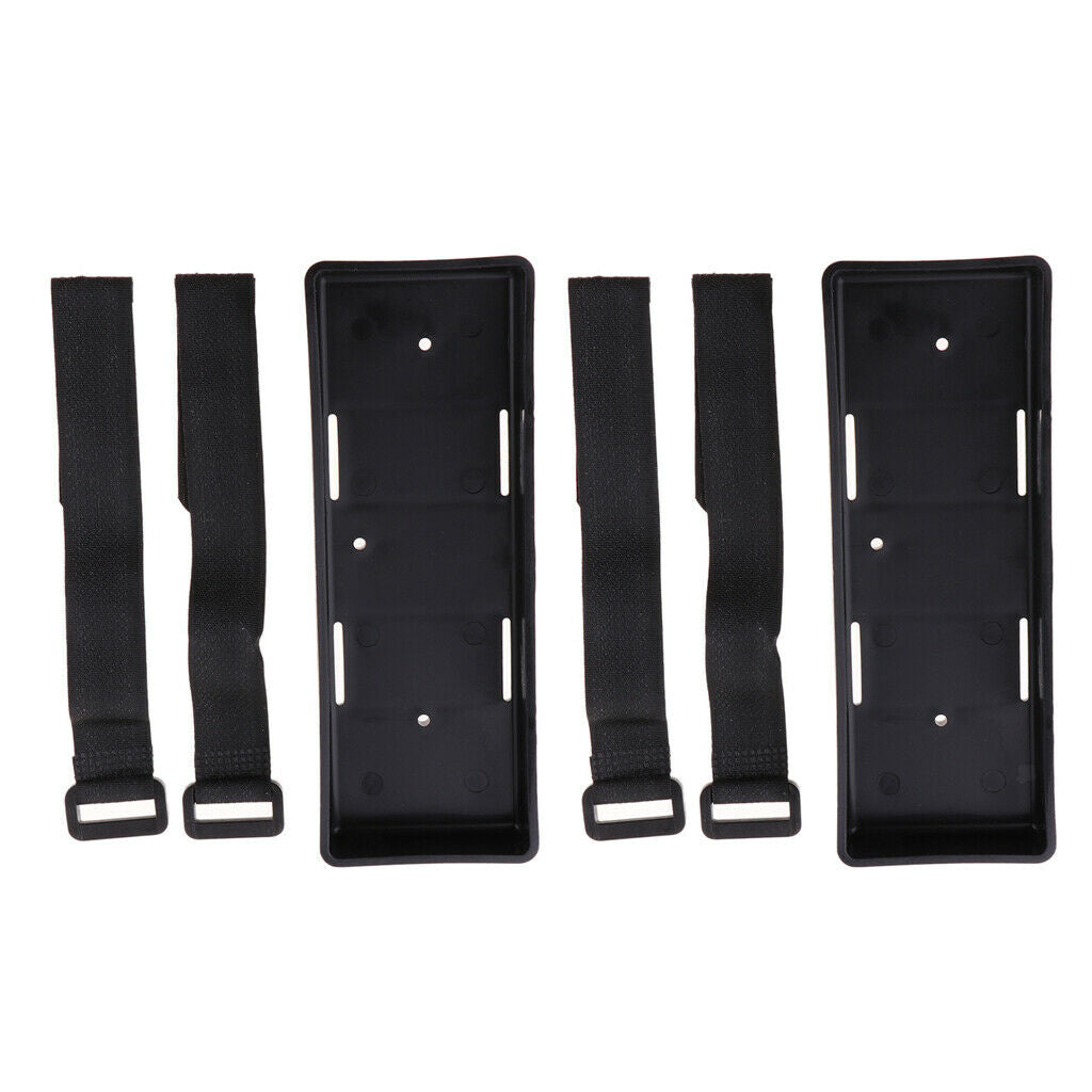2Pcs 1/10 RC Car Rock Crawler Models Battery Box Holder Case for D90 Parts