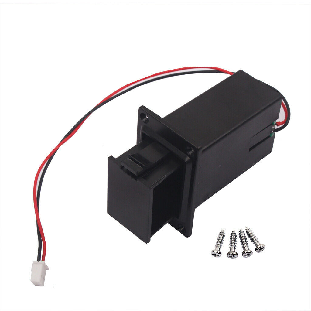 Black 9V Battery Compartment Cover Case Holder for Guitar Accessory