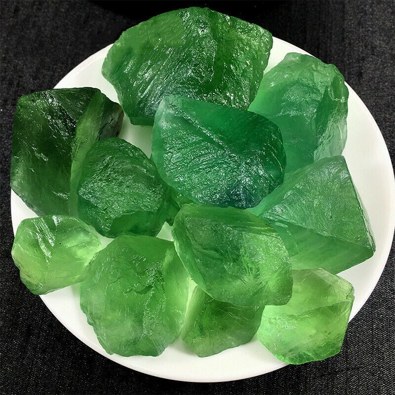 DIY 100g Natural Green Fluorite Raw Rough Stone Crystal Quartz Mineral Specimen