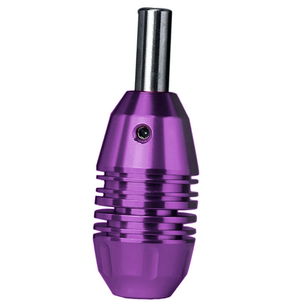 Aluminum Alloy Self Lock Tattoo Machine Tube Handle Grip Handle Bar Purple