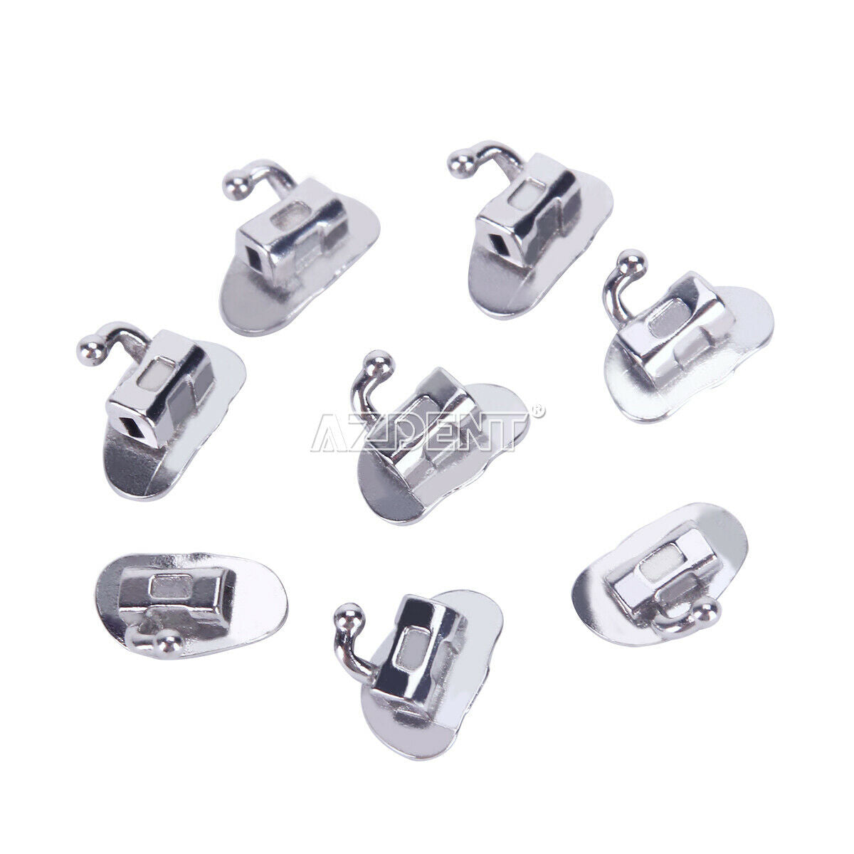 2X Orthodontic Dental 2nd Molar Roth 0.022 Buccal Tube Monoblock Non-Convertible