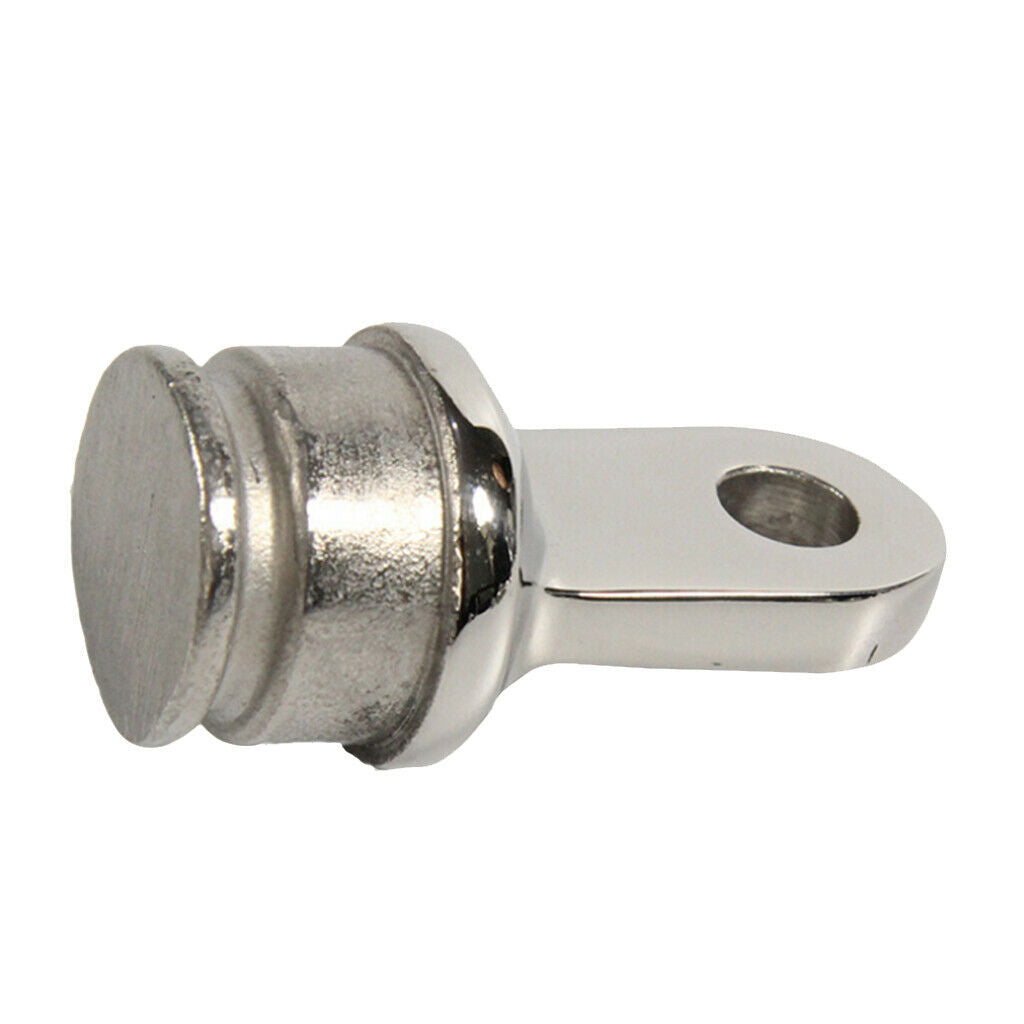 6 Pieces 316 Stainless-Steel 25mm 1'' Round Inside Eye End for Bimini Top