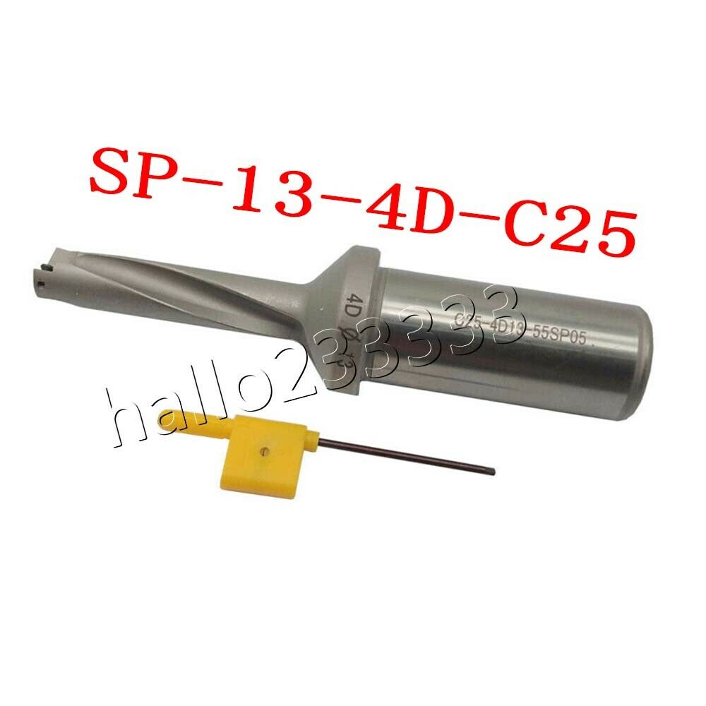 SP-13-C25-4D U drill indexable drill 13mm C25-4D FOR SPGT050204 Φ13 - 4D inserts