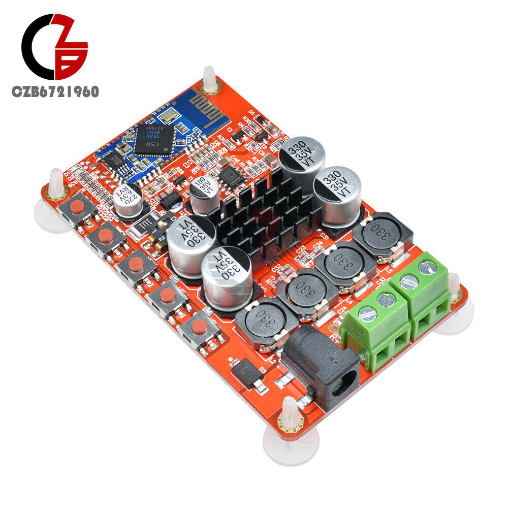 TDA7492P Aideepen 2x50W Dua Channel Bluetooth 4.0 Audio Amplifier Receiver Board