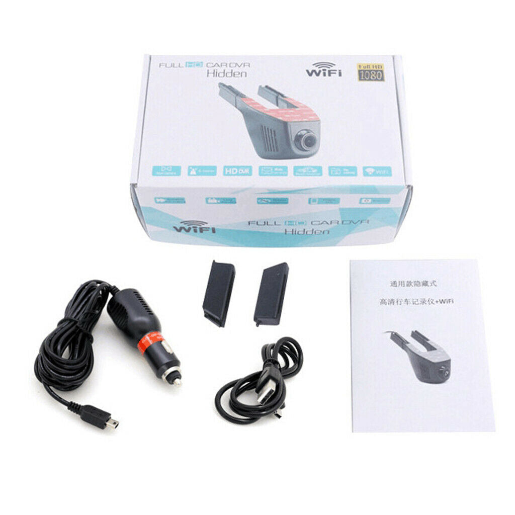 Dash Camera, WiFi Dashboard Camera, Full HD 1080P Dash Camera, 170 Degree Wide