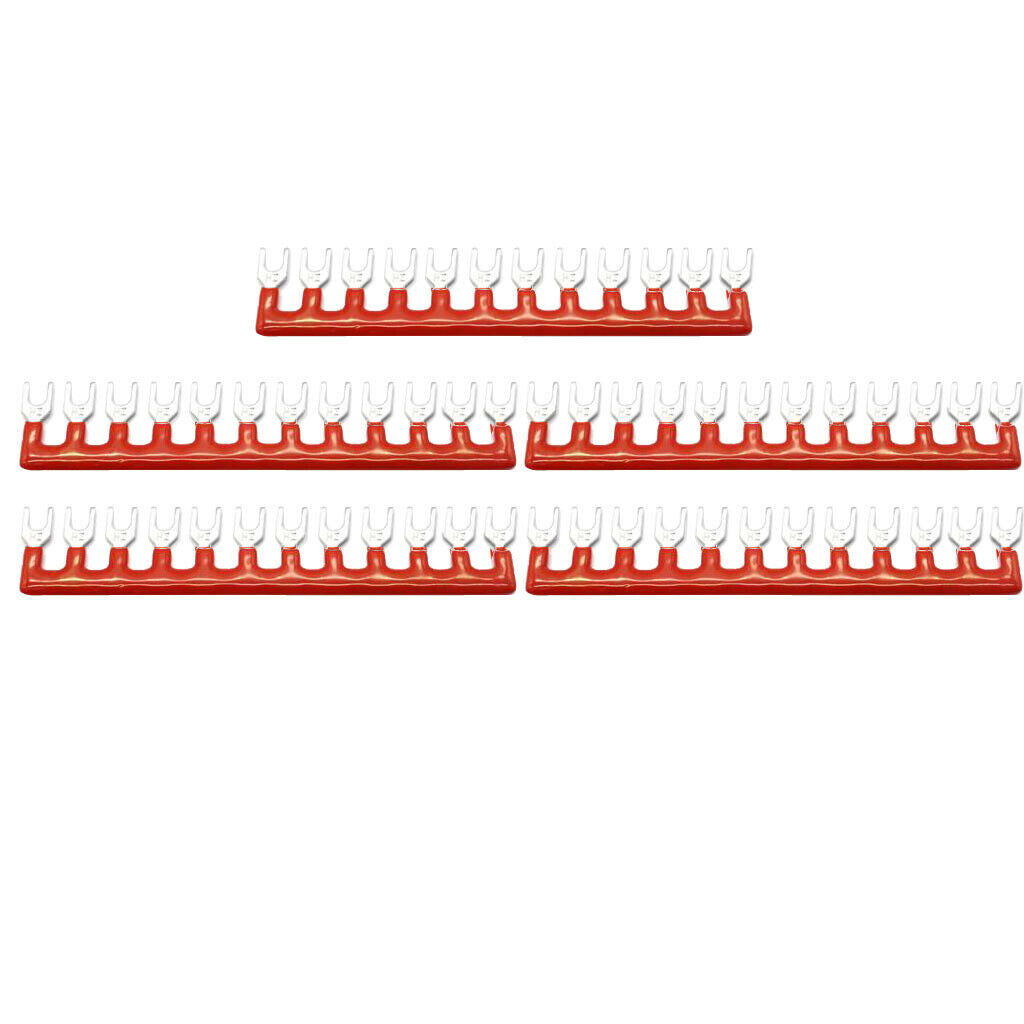 12 positions covered in two rows screw terminal block 600V 15AMP +