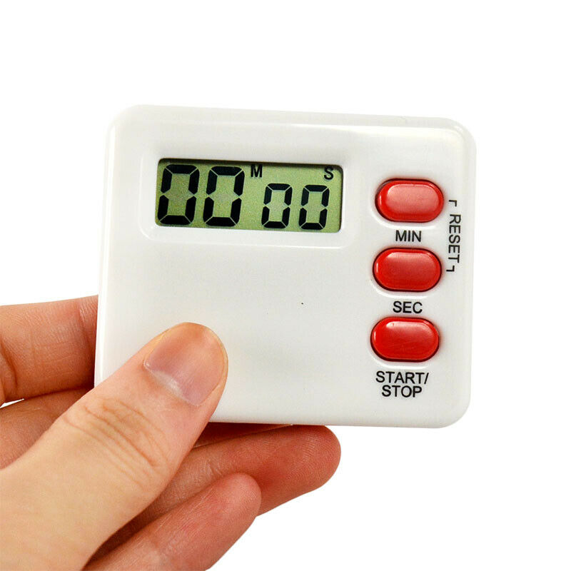 1Pcs Mini Digital LCD Sport Study Clock 99 Minute Countdown Kitchen Timer