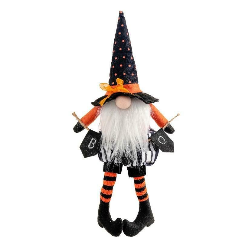 2pcs Halloween Gnome Scandinavian Tomte Swedish Gnomes Plush Farmhouse Decor