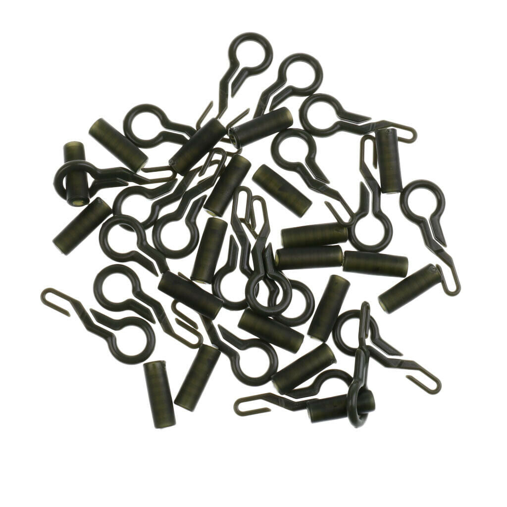 20 Pcs Back  &Tubes for Carp Fishing Carp Fishing Rig Accessory Kit