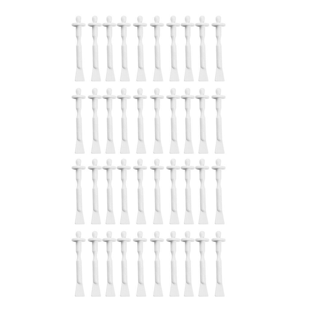 Plastic Waxing Applicators Sticks(40 Pieces) for Facial & Eyebrows Nose Hair Wax
