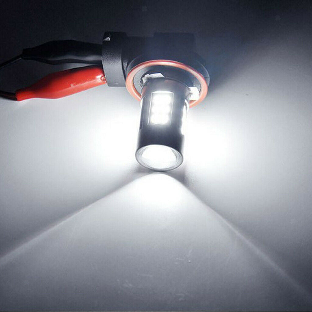 2PCS White H11 H8 27SMD LED Bulbs High Power Super Bright for Fog Lights