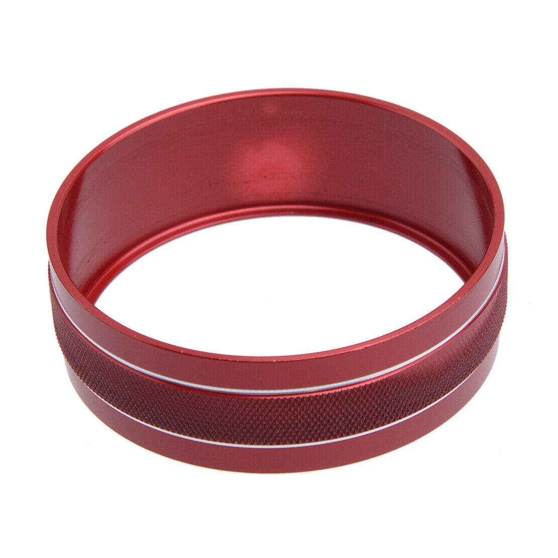 3x Aluminum AC Knob Control Cover Rings Trim Fits For Dodge Challenger 2009-2014